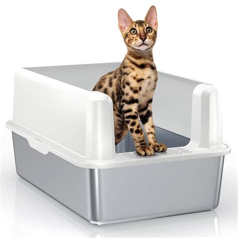 how to clean stainless steel litter box|bathtub litter box cleaner.